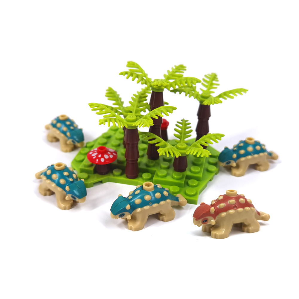 Marine Zoo - MOC Baby Ankylosaurus Building Blocks Zoo