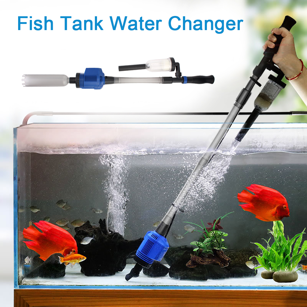 Marine Aquarium Vacuum - Vacuum Gravel Water Changer US Plug
