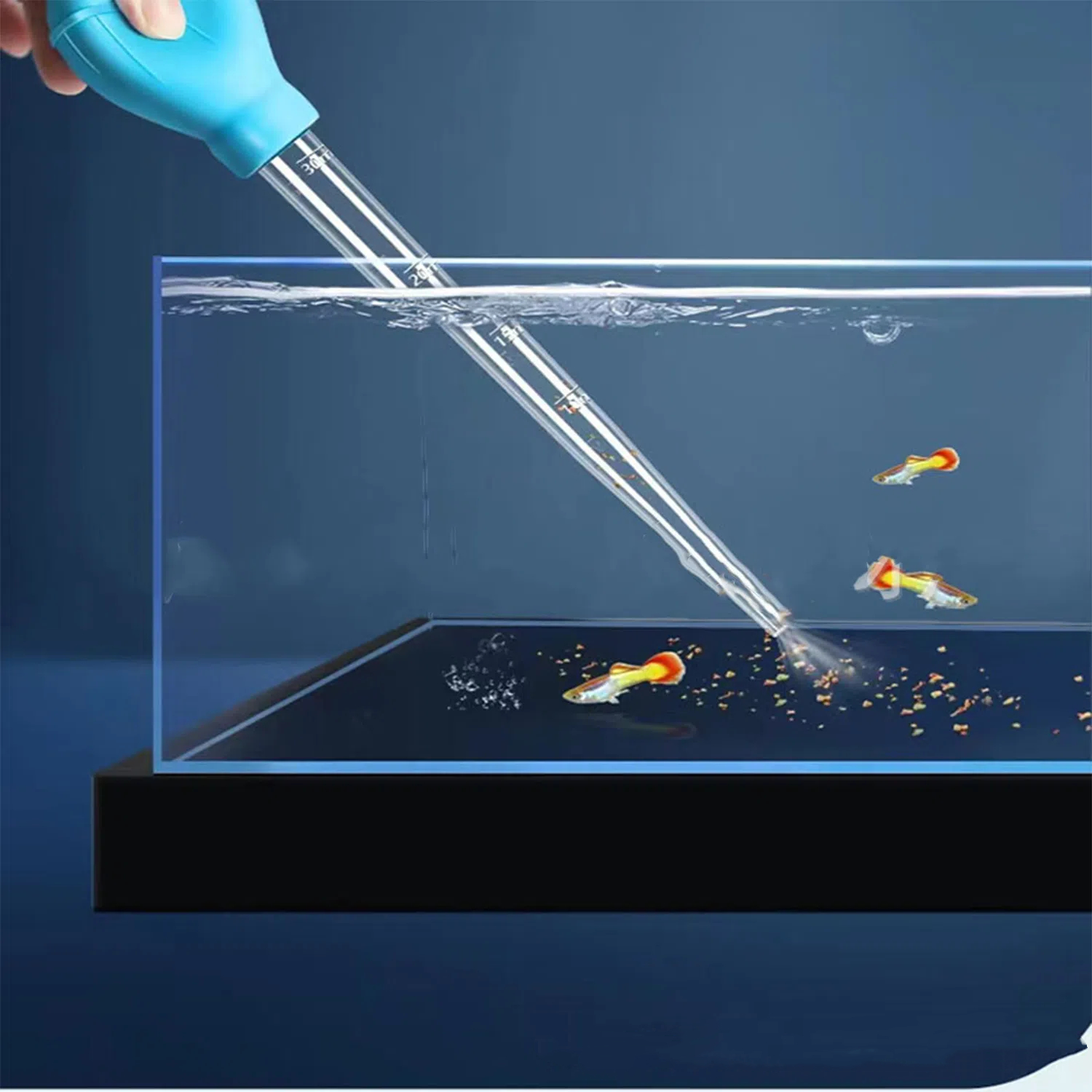Marine Aquarium Vacuum - Aquarium Siphon Lengthen Pipettes Dropper Fish
