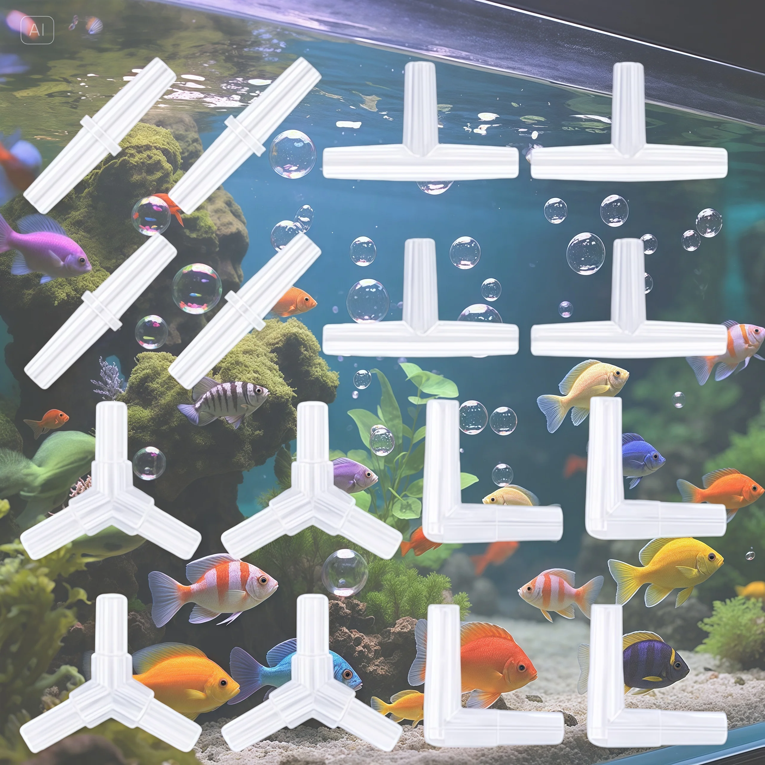 20/40Pcs Aquarium Air Pump Con - Marine Aquarium Kit recension och pris