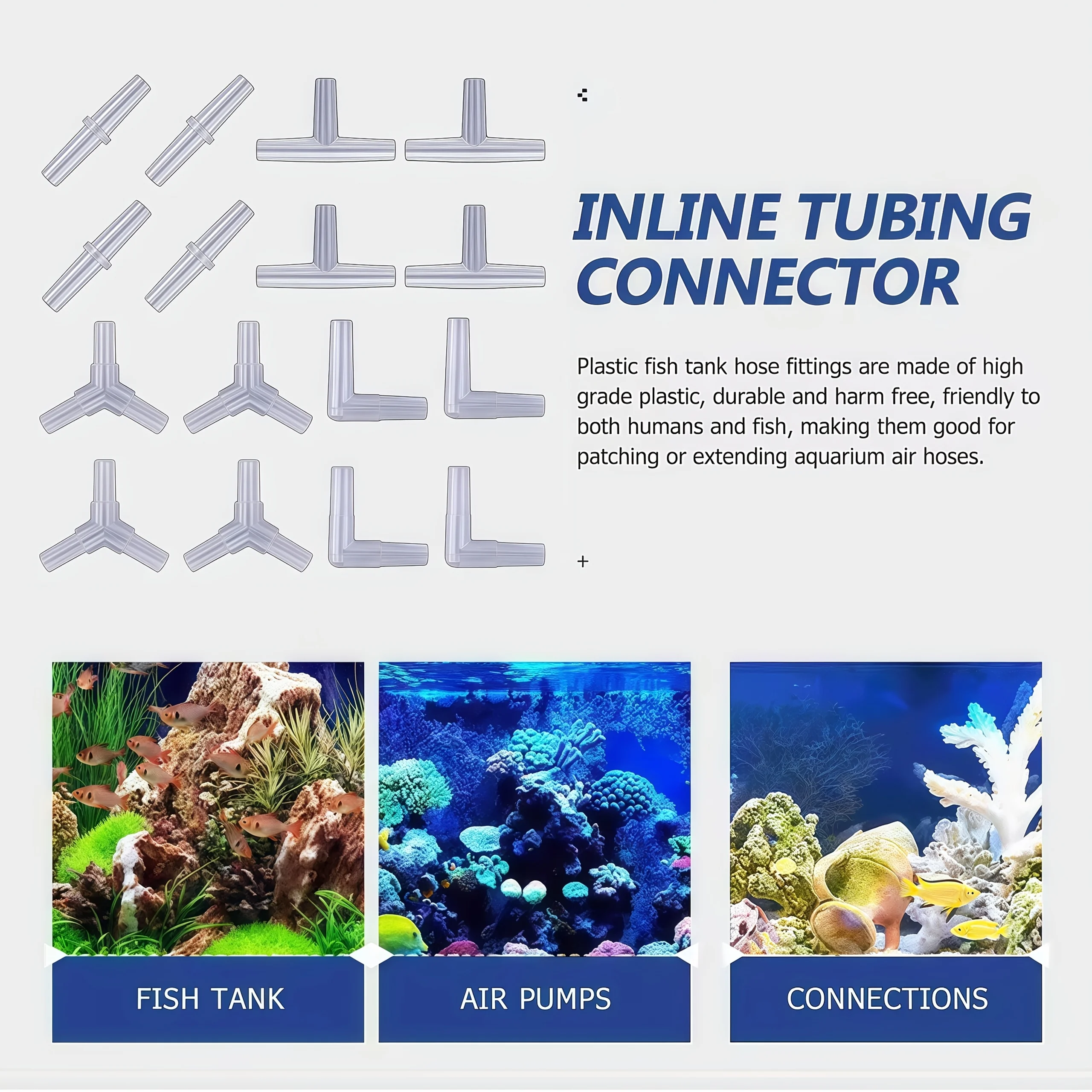 20/40Pcs Aquarium Air Pump Con - Marine Aquarium Kit recension och pris