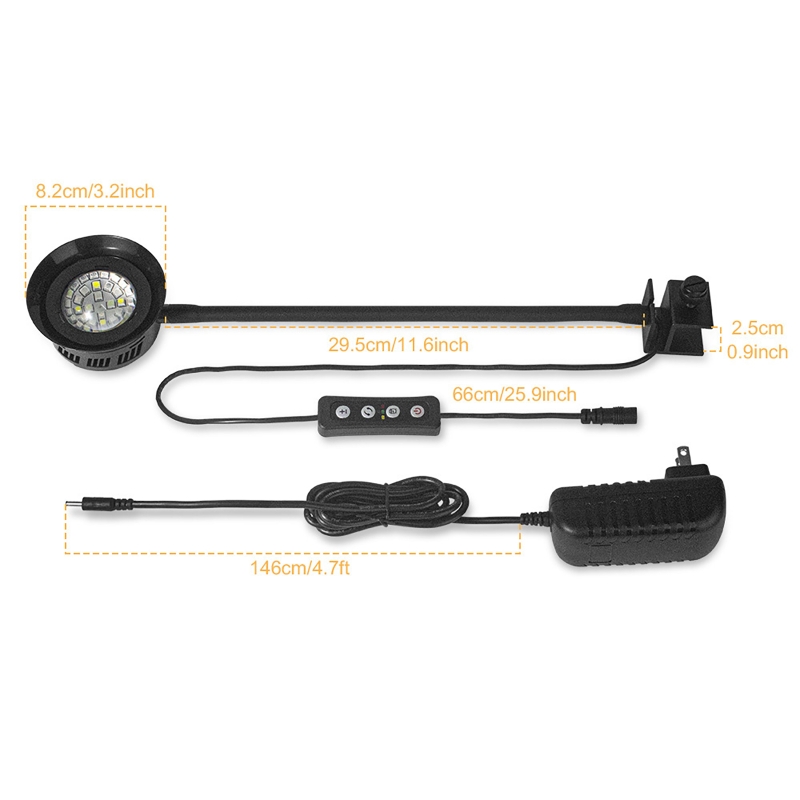 30W Aquarium LED Reef Light Di - Marine Aquarium Timing recension och pris