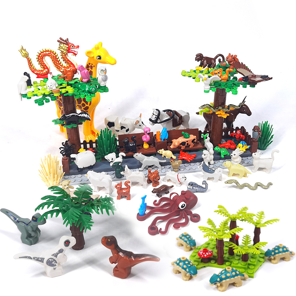 MOC 1PCS Printed Zoo Animals D - Marine Zoo recension och pris