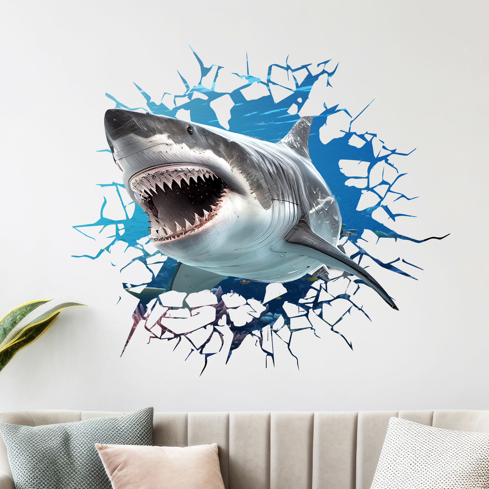 Marine Animal Shark Broken Wal - Marine Zoo recension och pris