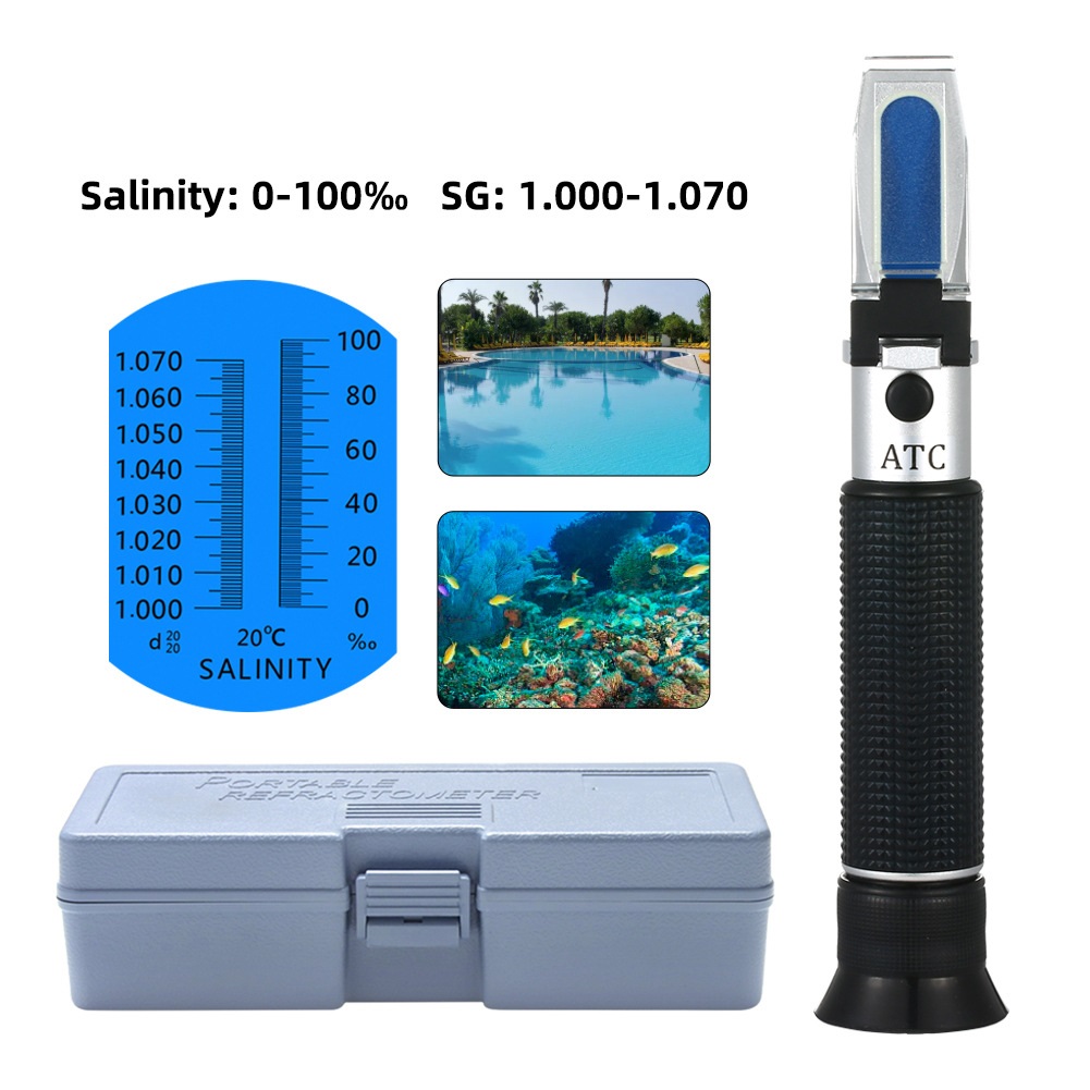 Portable Refractometer Aquariu - Refractometer Salinity recension och pris