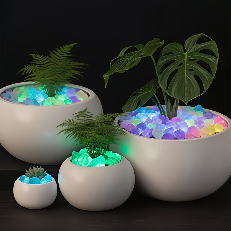300PCS Luminous Pebble Set,0.9 - Marine Aquarium Kit recension och pris