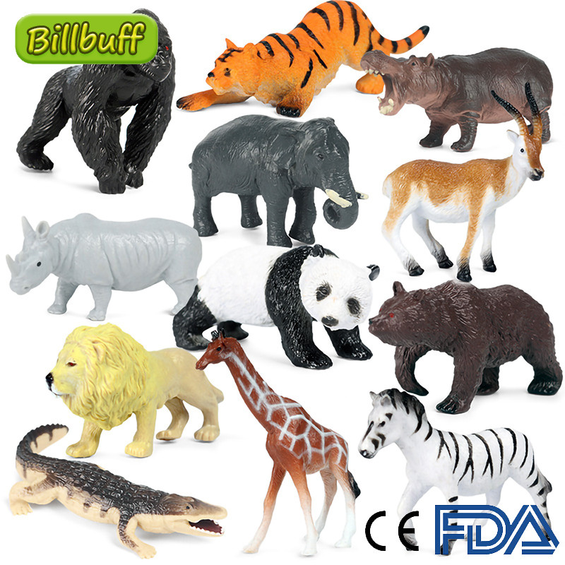 12Pcs Mini Wild Jungle Zoo Mar - Marine Zoo recension och pris