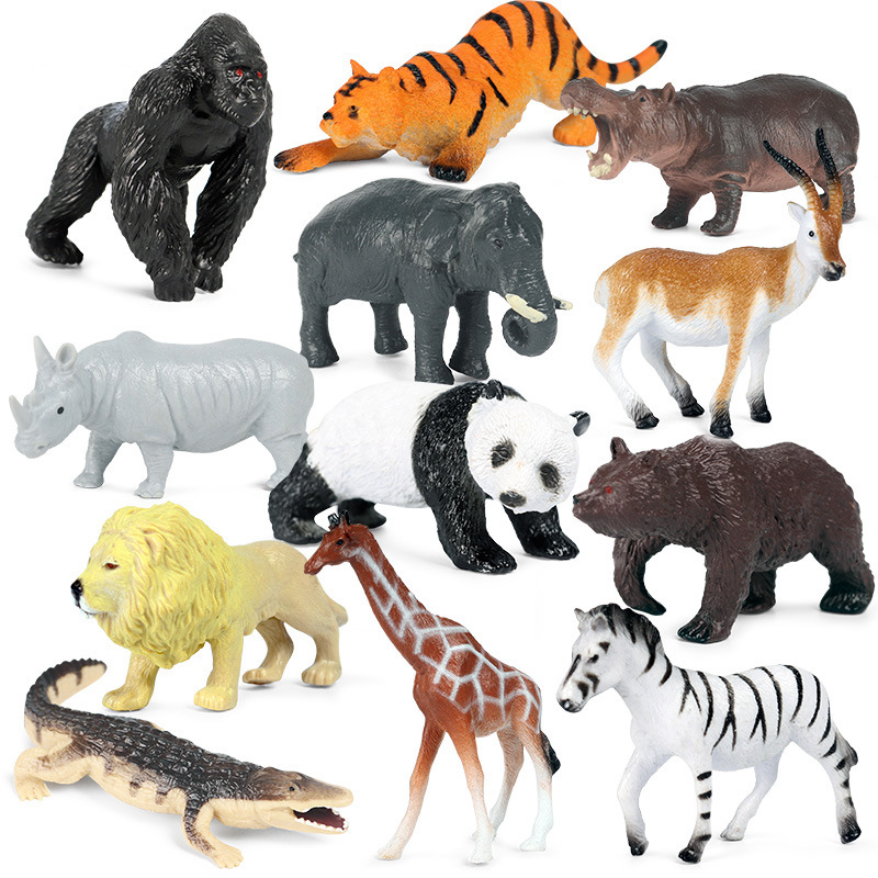 12Pcs Mini Wild Jungle Zoo Mar - Marine Zoo recension och pris