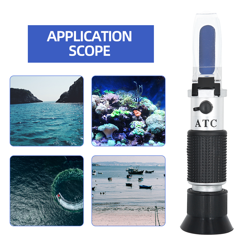 Seawater Refractometer ATC 0-2 - Refractometer Salinity recension och pris