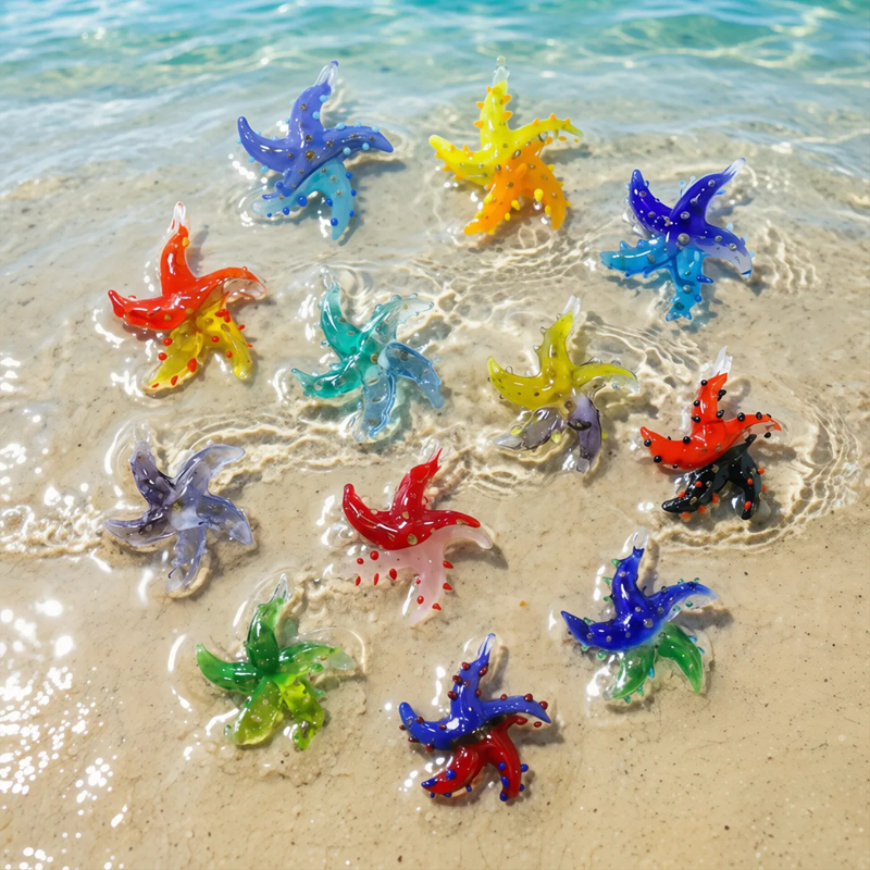 Mini Glass Starfish Pendant Co - Marine Life Aquariums recension och pris