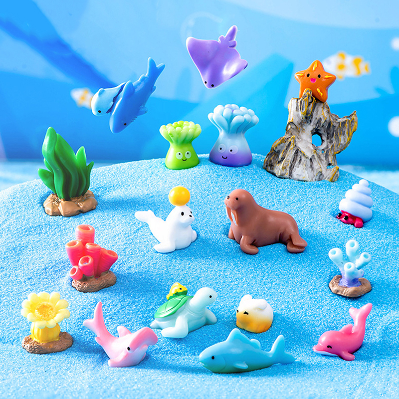 Mini Ocean Marine Set Model Se - Marine Life Aquariums recension och pris