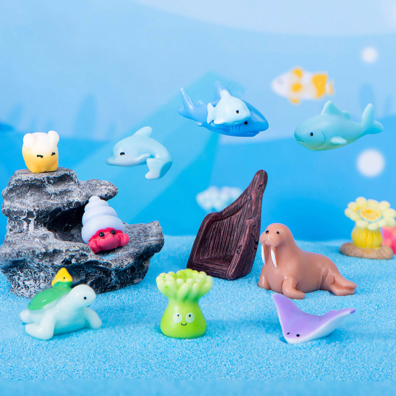 Mini Ocean Marine Set Model Se - Marine Life Aquariums recension och pris