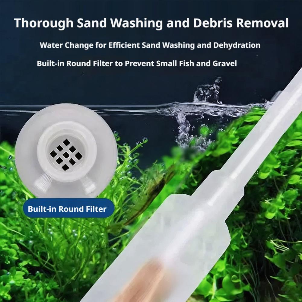 Manual Aquarium Siphon Fish Ta - Aquarium Marine Sand recension och pris