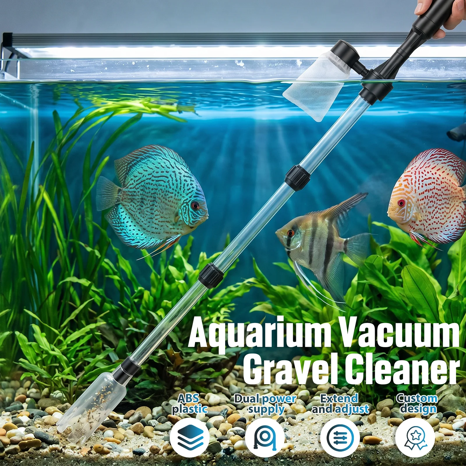 Aquarium Vacuum Gravel Cleaner - Aquarium Marine Sand recension och pris