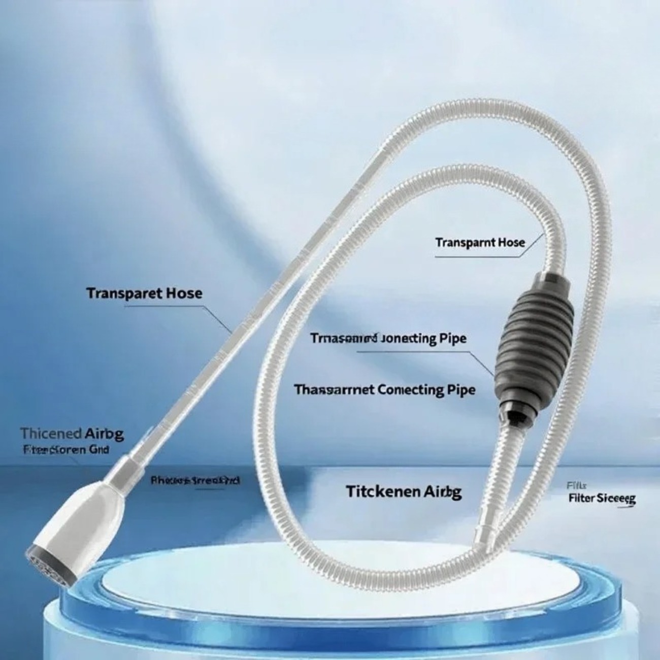 1.5/1.7/2.6m Aquarium Manual W - Marine Aquarium Vacuum recension och pris