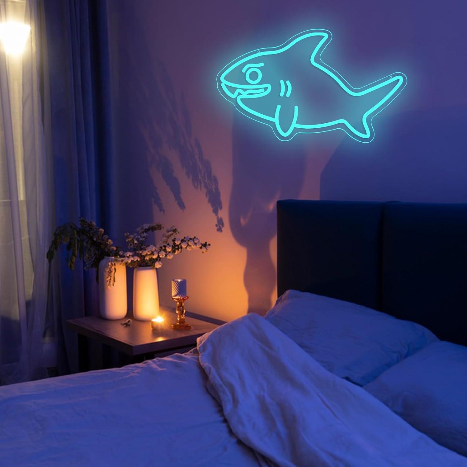 Shark Neon Sign USB Dimmable L - Marine Zoo recension och pris