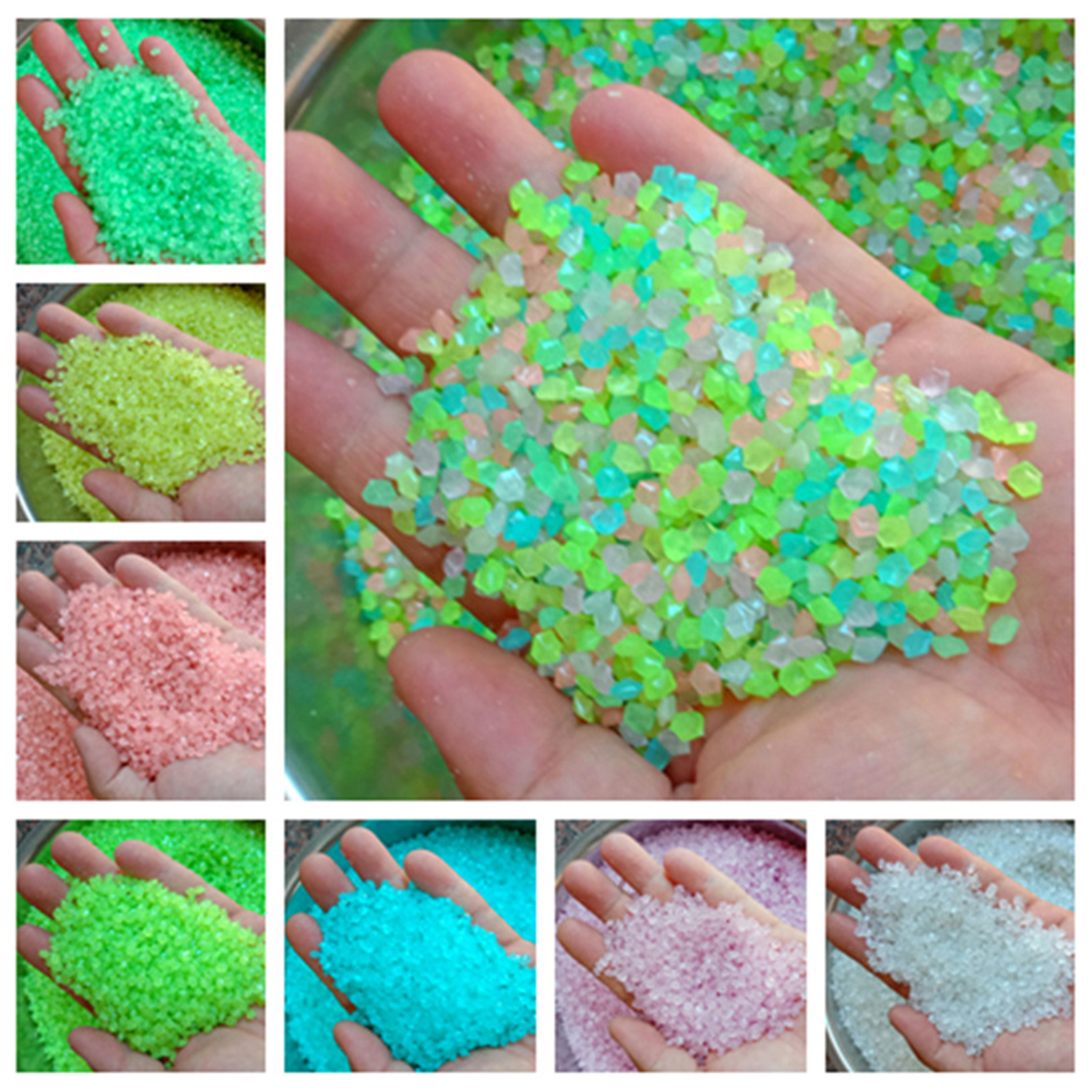 2000Pcs 3-5mm Luminous Sand Gl - Aquarium Marine Sand recension och pris