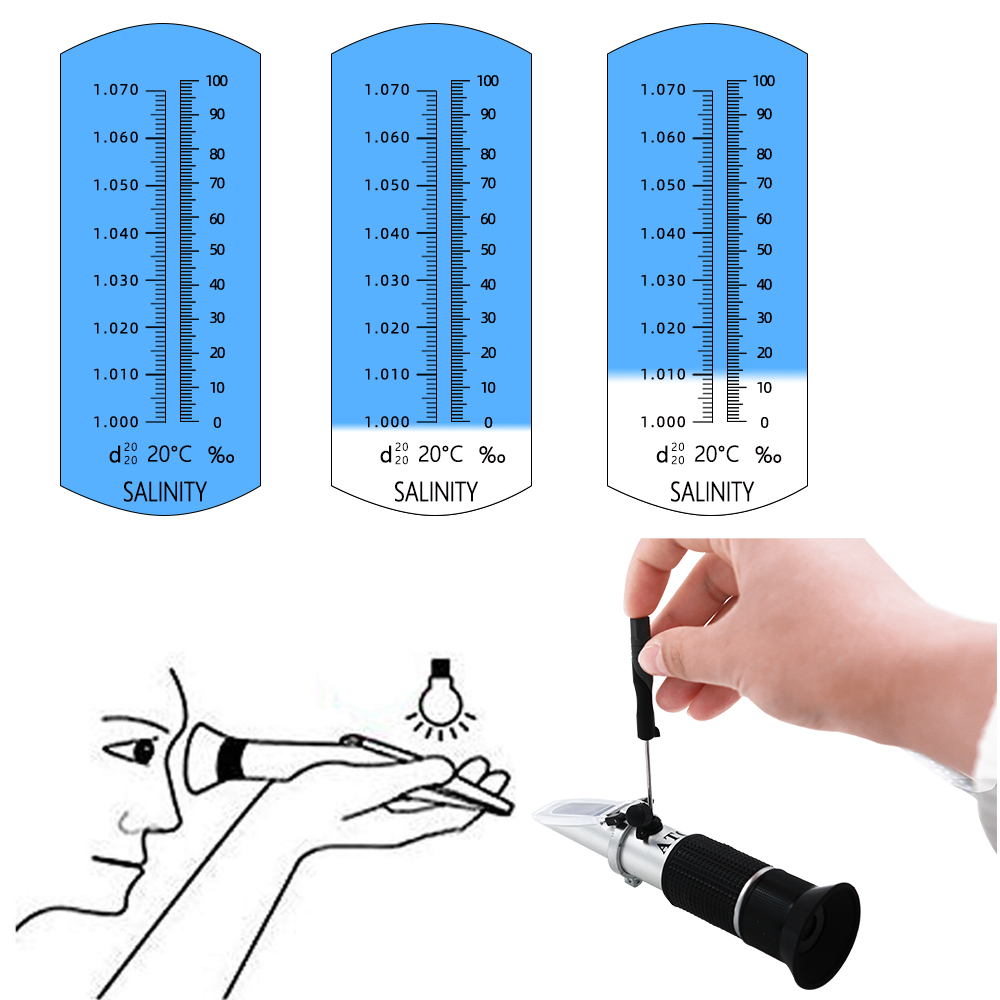 Salinity Refractometer 0-10% 1 - Refractometer Salinity recension och pris