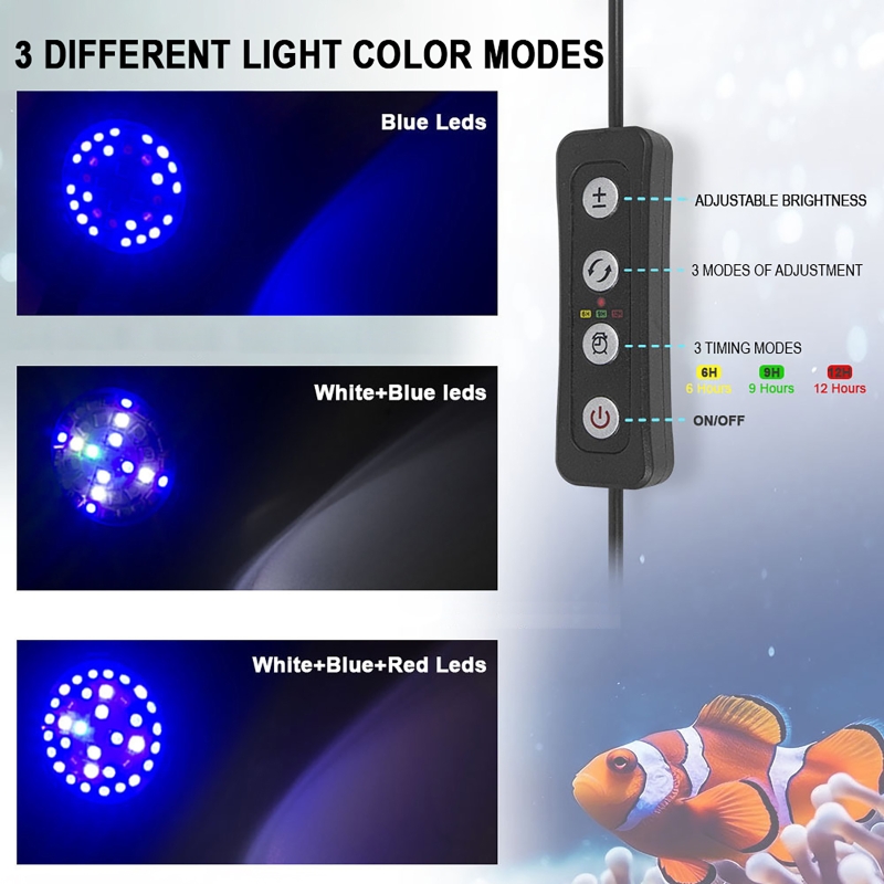 Aquarium LED Reef Light Seawat - Marine Aquarium Timing recension och pris