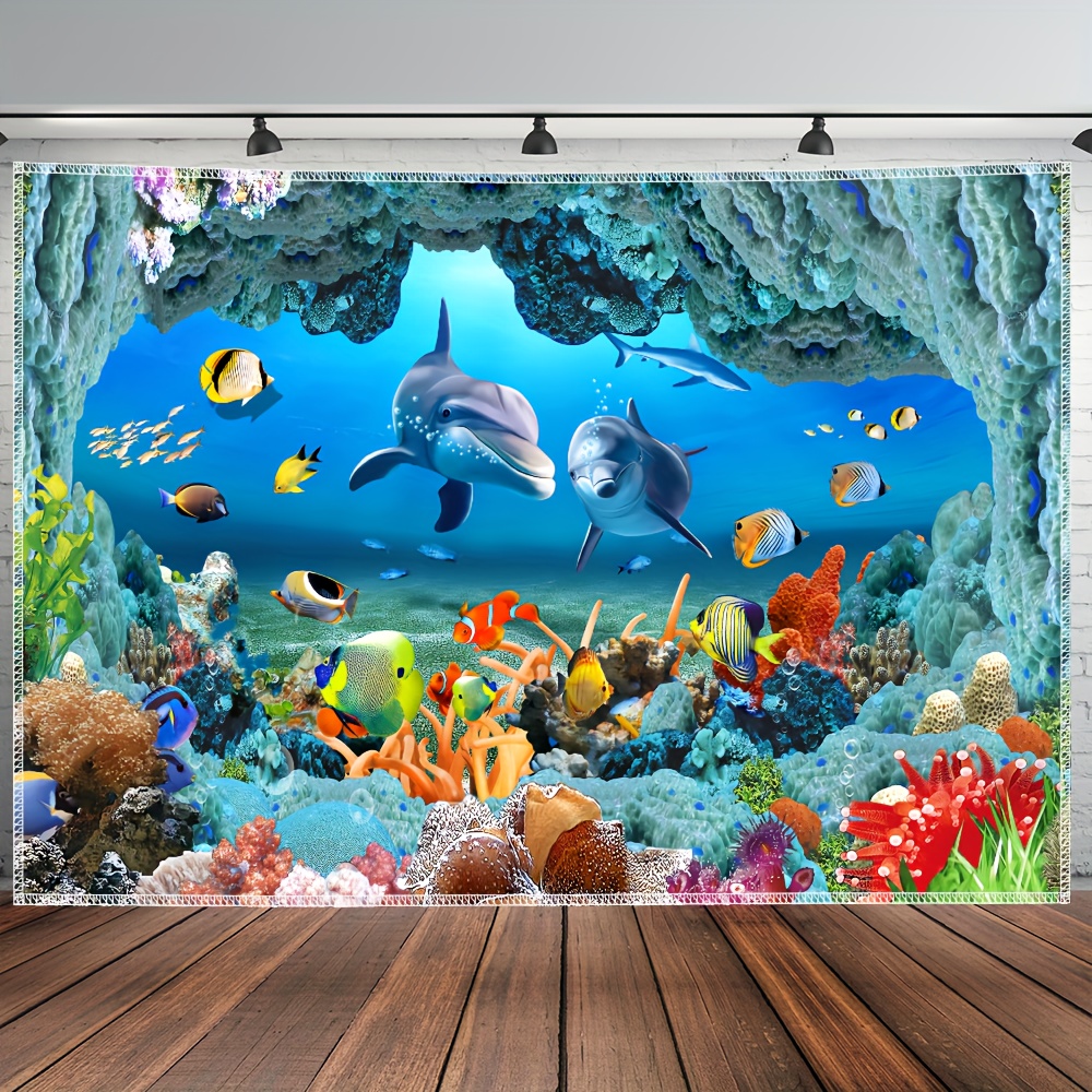 Underwater Coral Reef Dolphin  - Marine Life Aquariums recension och pris