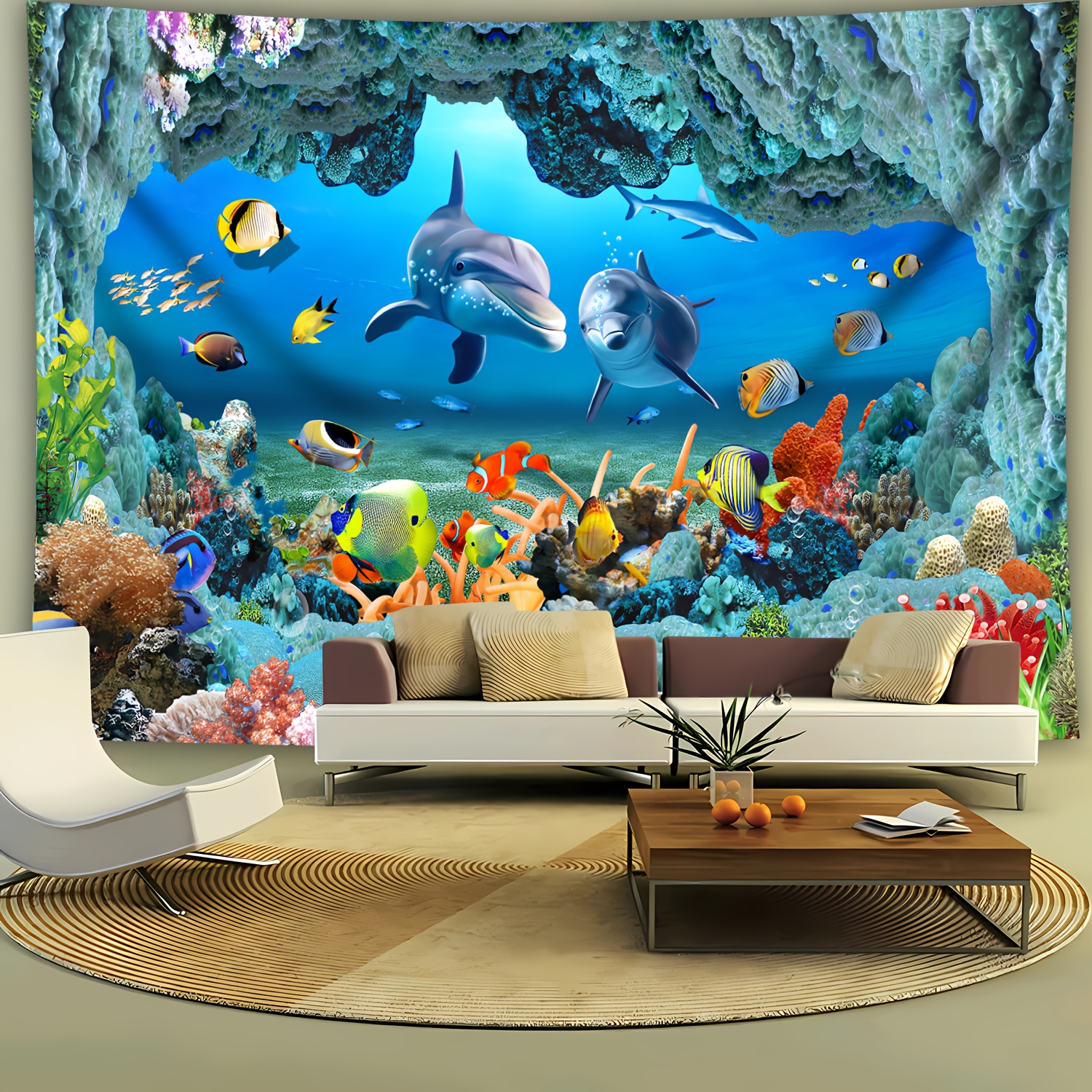 Underwater Coral Reef Dolphin  - Marine Life Aquariums recension och pris