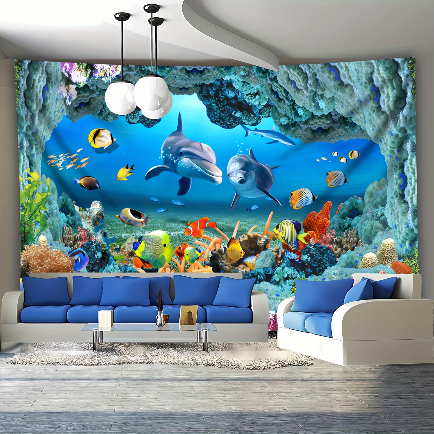 Underwater Coral Reef Dolphin  - Marine Life Aquariums recension och pris