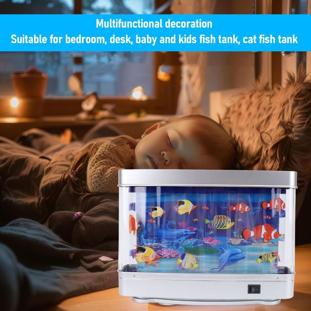 Decorative LED Fake Fish Tank  - Marine Life Aquariums recension och pris