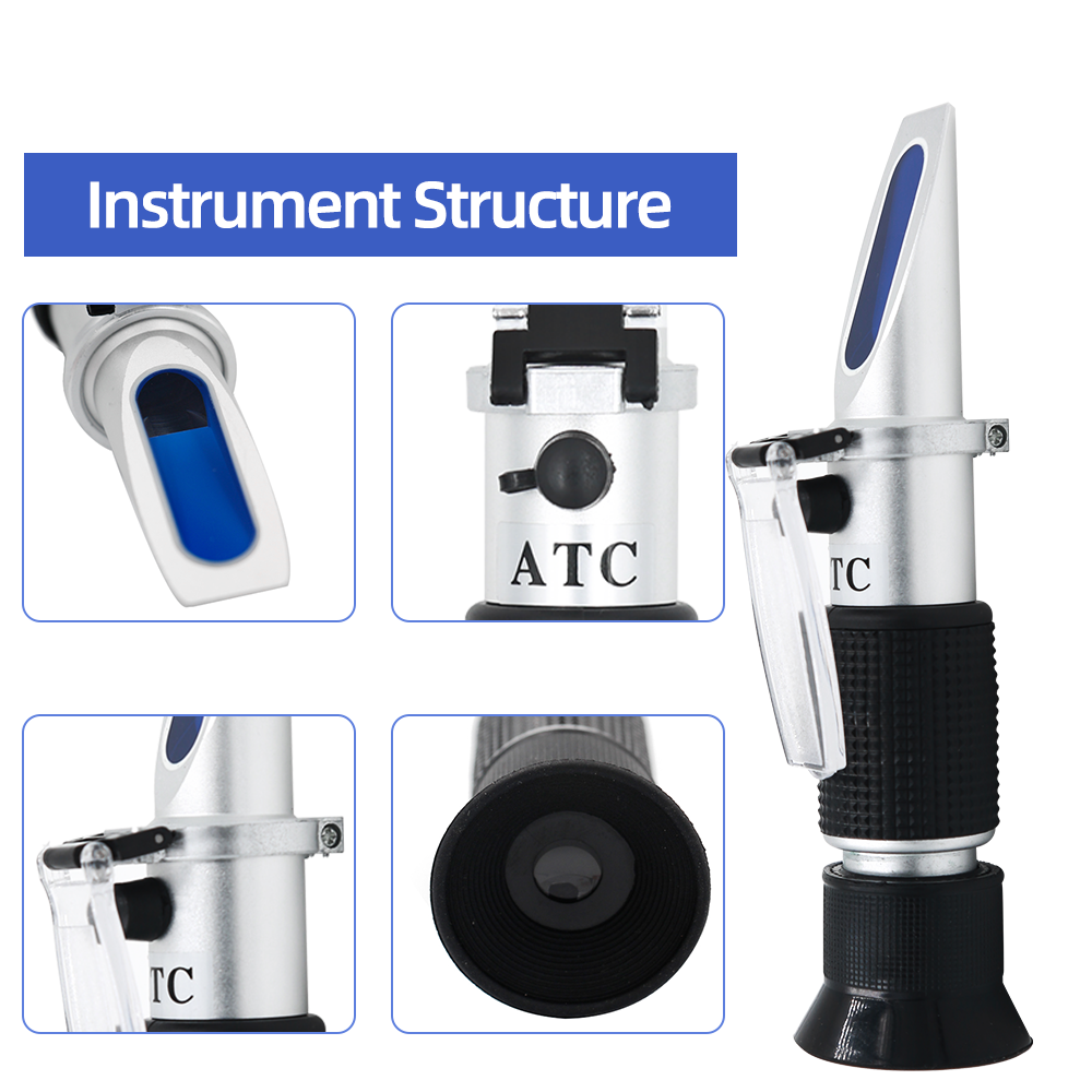 Brix Refractometer 2 in 1 Brix - Refractometer Salinity recension och pris