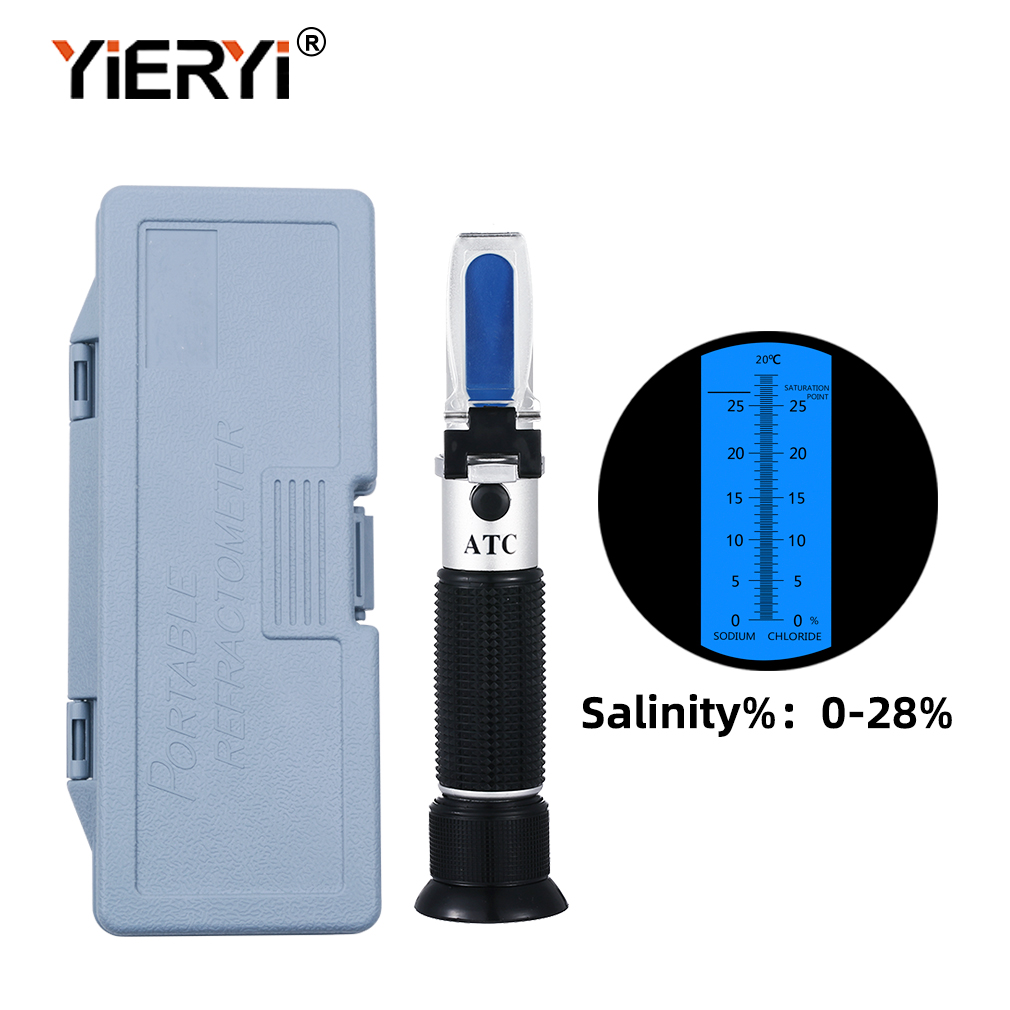 Yieryi Portable 0-28% Salinity - Refractometer Salinity recension och pris