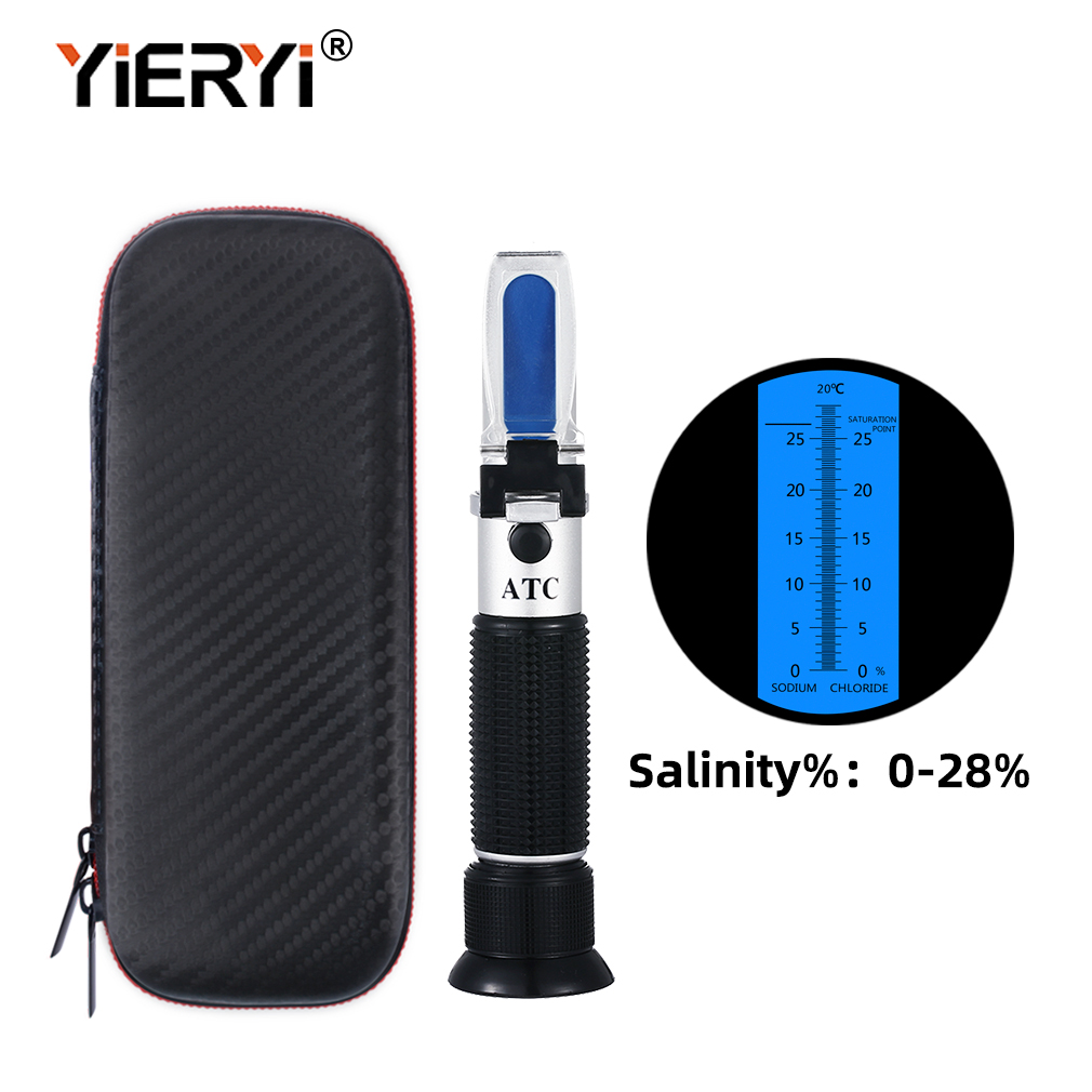 Yieryi Portable 0-28% Salinity - Refractometer Salinity recension och pris