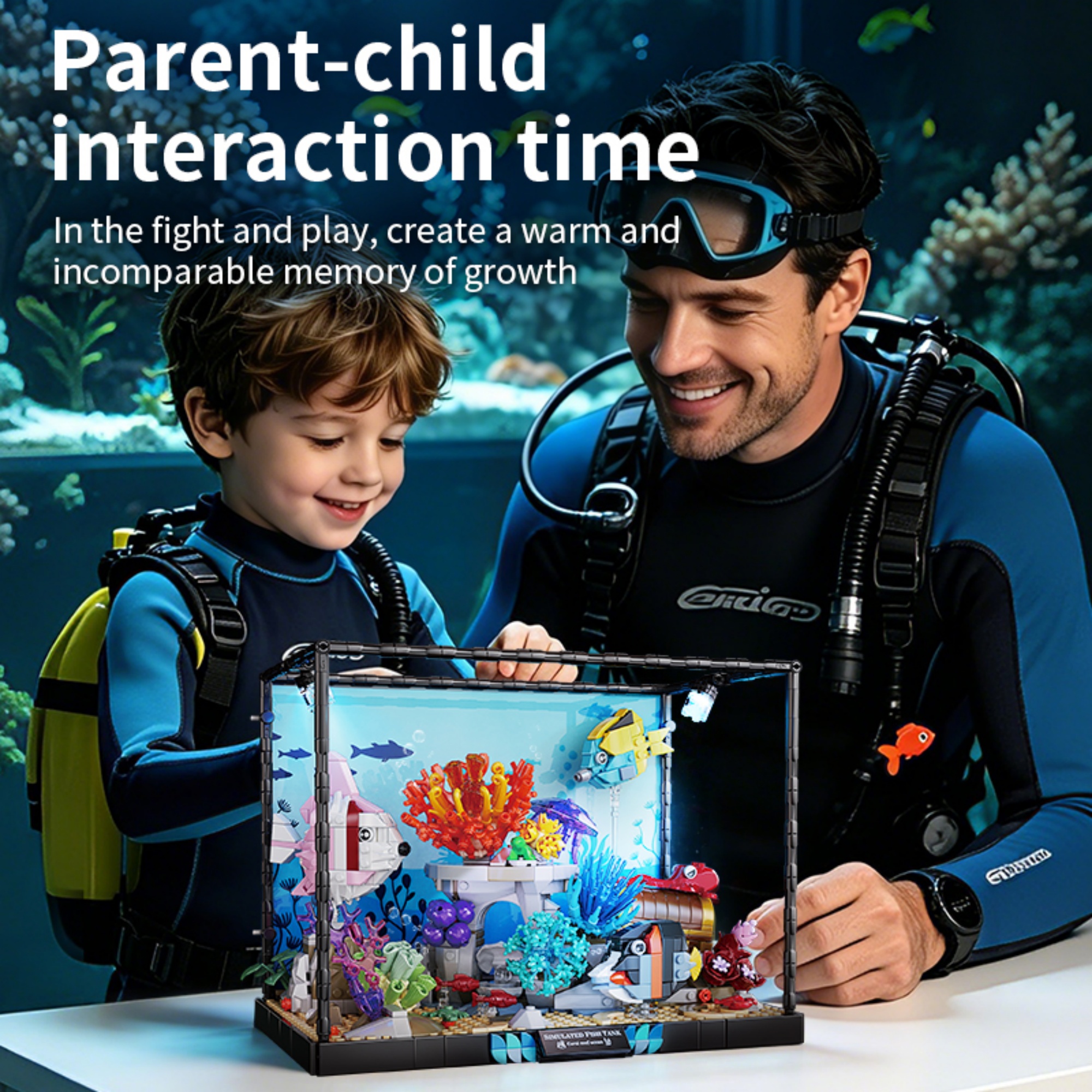 1318PCS Underwater Aquarium Bu - Marine Life Aquariums recension och pris