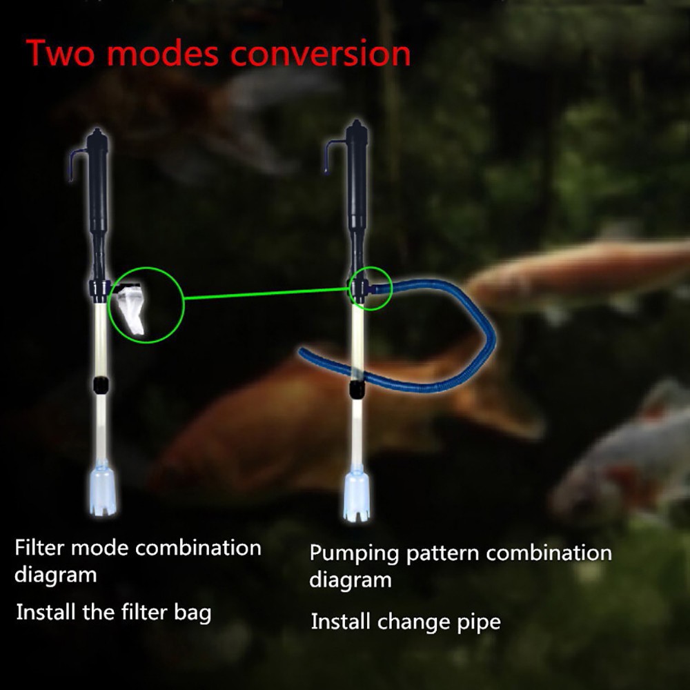 Aquarium Battery Syphon Operat - Marine Aquarium Vacuum recension och pris