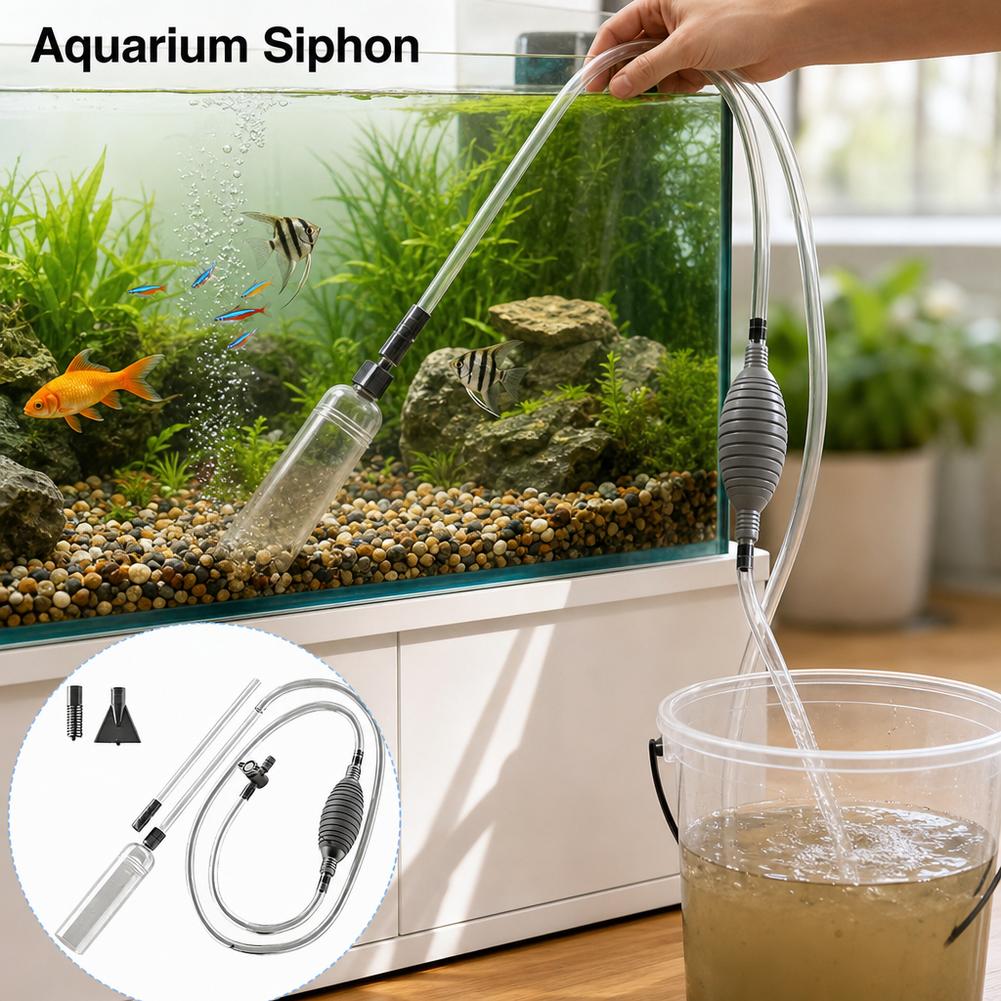 Manual Aquarium Water Changer  - Aquarium Marine Sand recension och pris