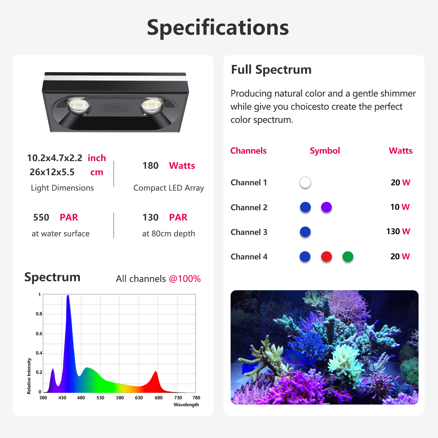 New PopBloom WiFi Marine Aquar - Marine Aquarium Tanks recension och pris
