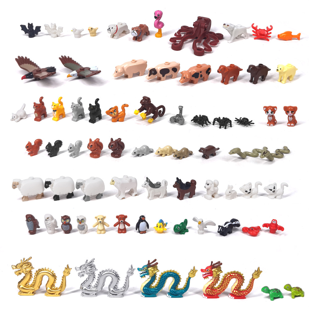 MOC 1PCS Printed Zoo Animals C - Marine Zoo recension och pris