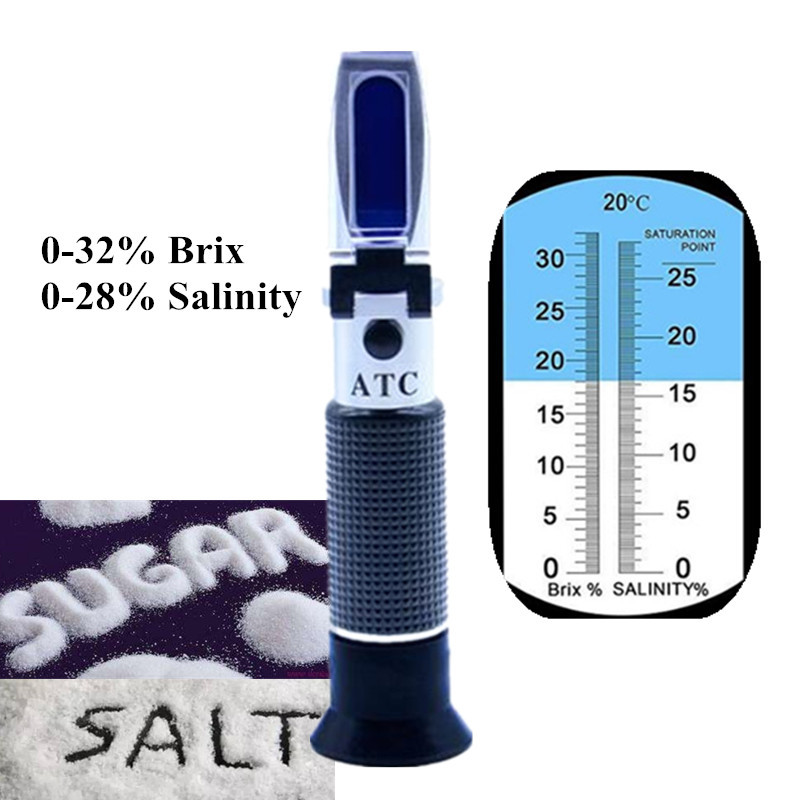 0-28% Salinity Meter 0-32% Bri - Refractometer Salinity recension och pris